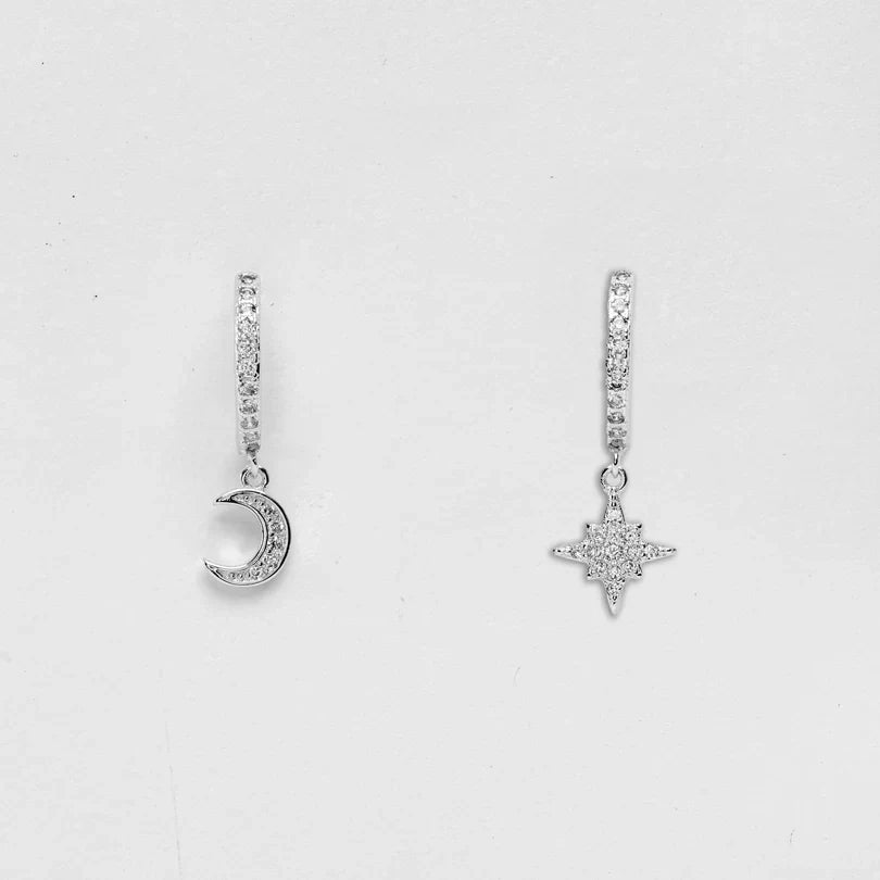 Mėnulio ir žvaigždės auskarai