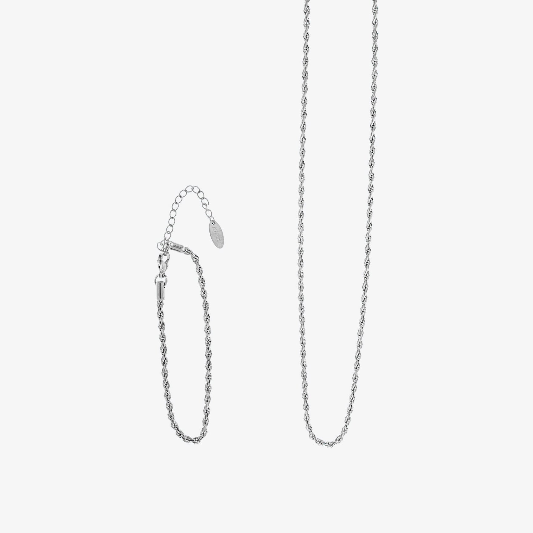 Kaklo grandinėlės ir apyrankės rinkinys